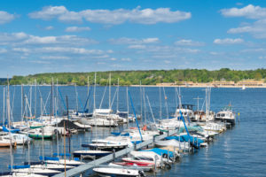 Berlin, Marina am großen Wannsee, gegenüber Strandbad Wannsee Berlin, Marina am großen Wannsee, gegenüber Strandbad Wannsee